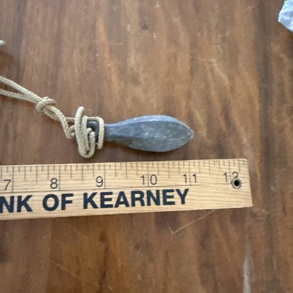 Vintage Lead Dredges Fish Torpedos Rope Hook Weight Really Cool